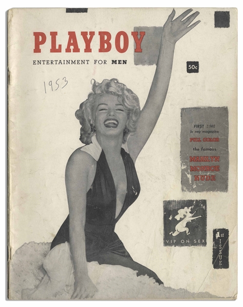 First Issue Playboy Featuring Marilyn Monroe From December 1953